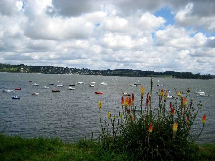 Landévennec est un petit port tranquille tout au fond de la rade de Brest, sur le dernier méandre de l'Aulne.