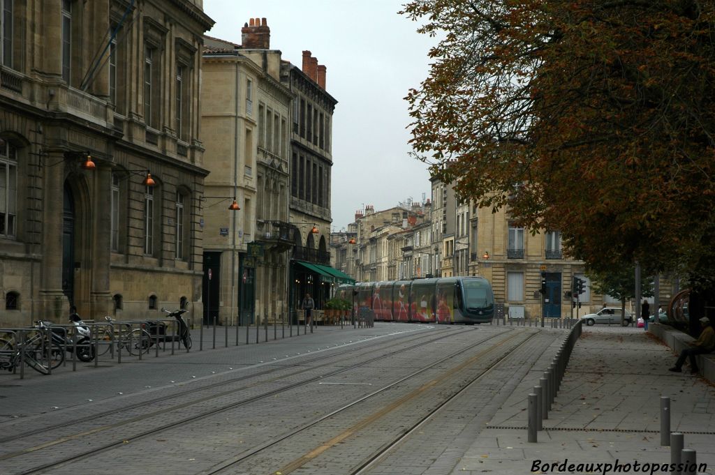 Le tramway s'était habillé aussi pour la circonstance.