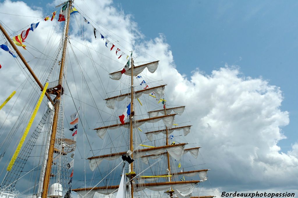 Construit à Bilbao, le Cuauhtémoc fête ses 25 ans cette année.