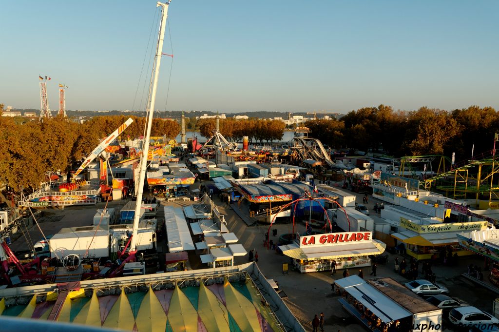 Les nombreux manèges se renouvellent au fil des venues à Bordeaux.