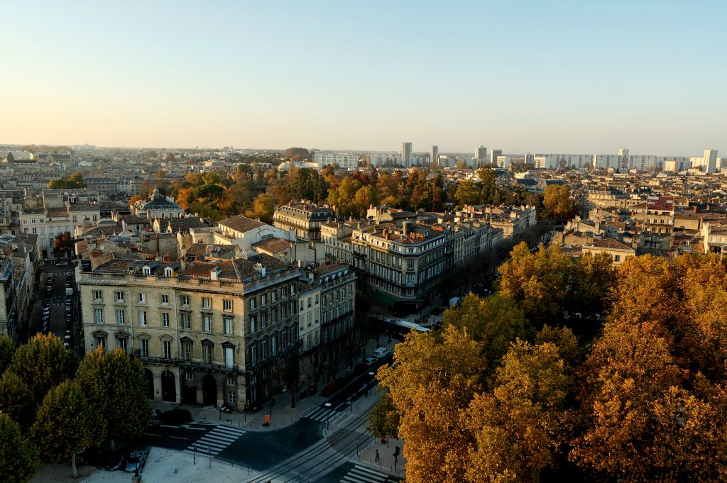 Ce cours est agréablement encadré par les platanes de la place des Quinconces et les arbres aux essences plus rares du Jardin Public voulu en 1746 par l'intendant Tourny.