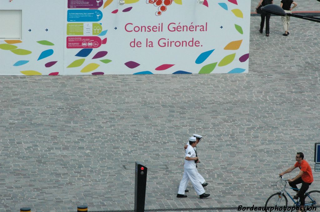 Les marins du Cuauhtémoc ont envahi, à tour de rôle, les quais et la ville.