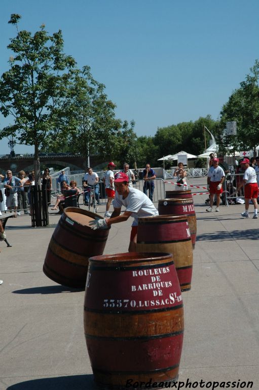 Pour le slalom, mieux vaut ne pas avoir trop dégusté de Saint-Émilion !