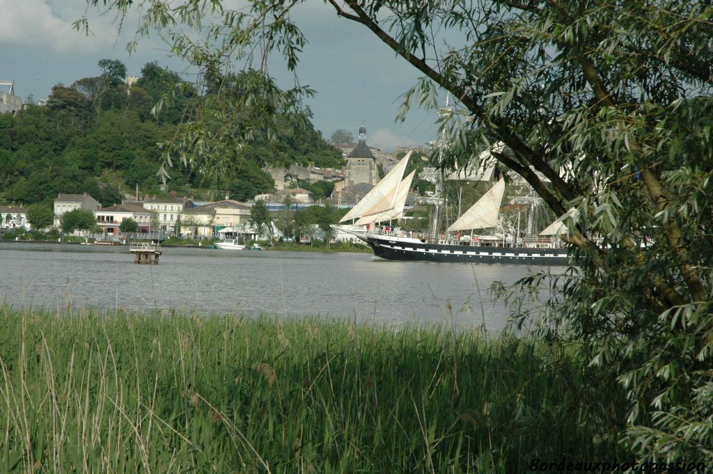 Devant Lormont et juste avant le pont d'Aquitaine...