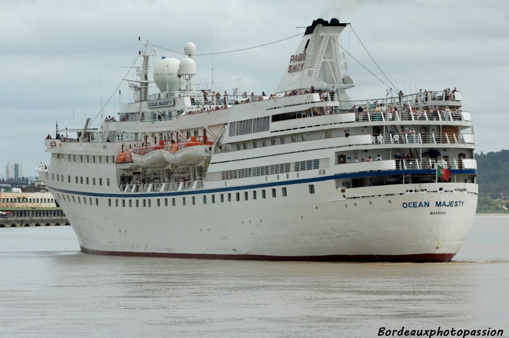 C'est une croisière de Liverpool à Southampton en passant par Nantes, Bordeaux, Brest...