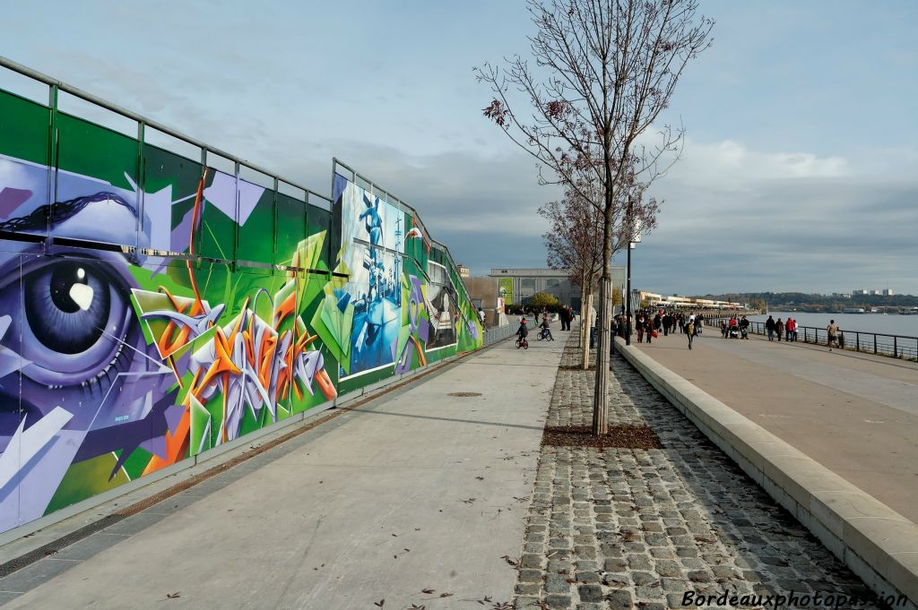 Installé sur les quais depuis octobre 2006, le Roller Skate Park de Bordeaux est l'un des plus vastes de France. Près de 110 m de long pour une surface de 2350 m²