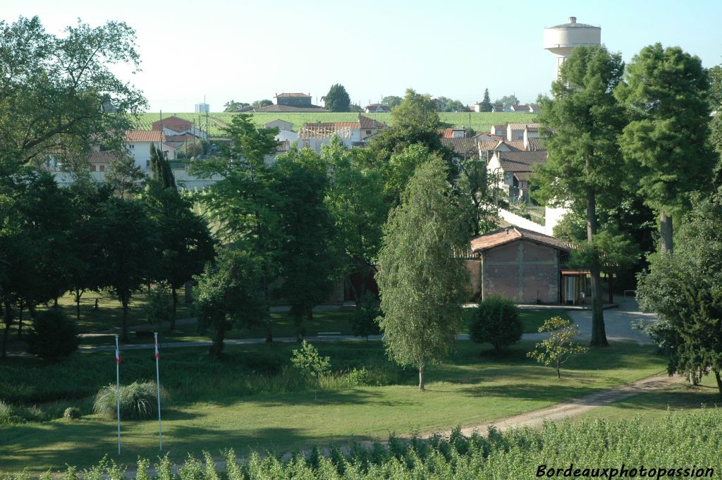 Sept hectares seulement dont 4,7 ha de vignes classées en AOC Pessac-Léognan essentiellement en  rouge. La plus grande parcelle est exposée au sud tout près de son célèbre voisin Haut-Brion (vignes autour du château d'eau).