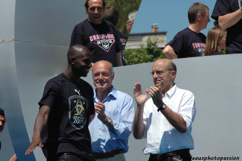 Alou Diarra, heureux pour ce titre mais aussi d'être sélectionné avec l'équipe de France dès le lendemain.