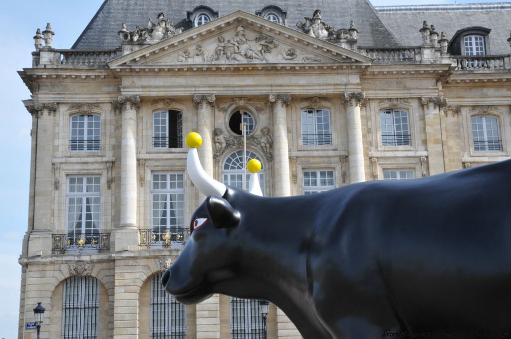 La façade du XVIIIe siècle est comme un écrin pour la landaise.