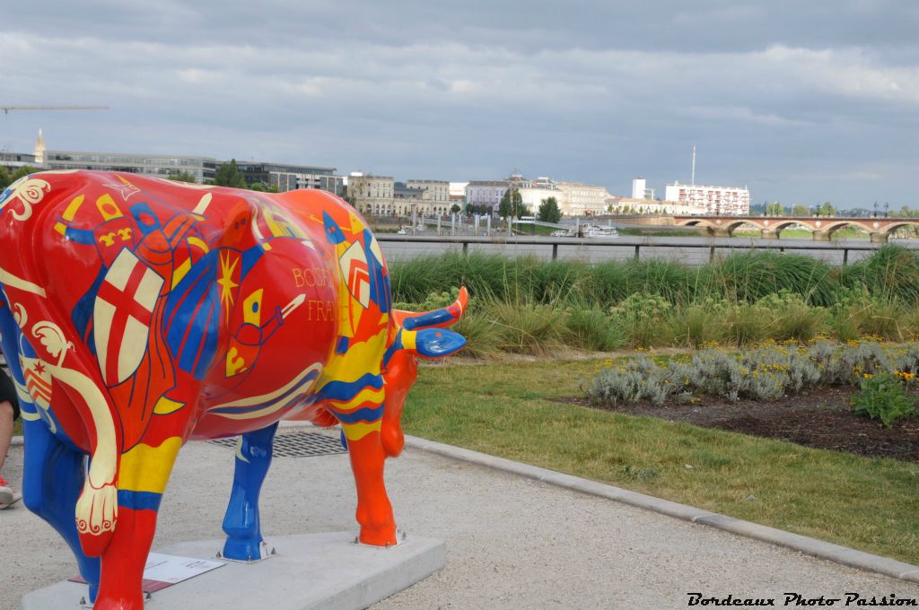 Alain Verdier a choisi la couleur orange sur le flanc droit...