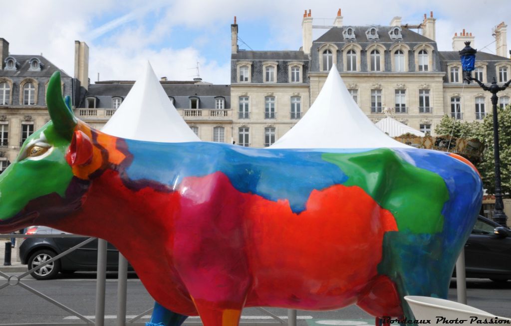 Comment DD33 se transforme en vache-chameau à l'occasion des Épicuriales, rendez-vous annuel des cuisines nomades sur les allées de Tourny.