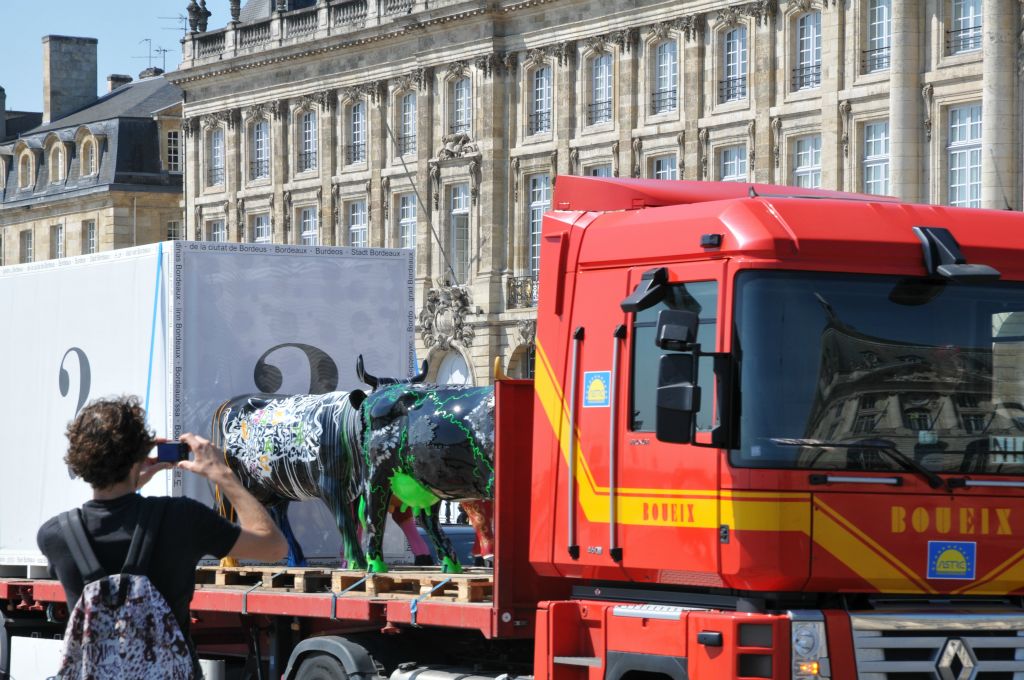 Le cortège a surpris plus d'un touriste.