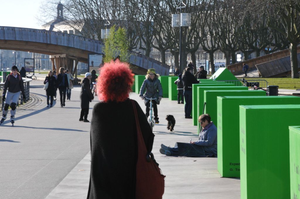 Il aurait été préférable de se promener avec des cheveux verts...