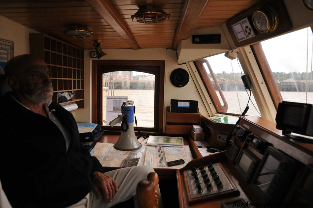 A bord du Sinbad, la navigation est tranquille. Comme pour tous les bateaux, elle prend en compte les marées.