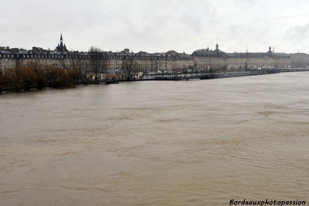 La Garonne met parfois Bordeaux les pieds dans l'eau mais les Bordelais ne lui en tiennent pas rigueur !
