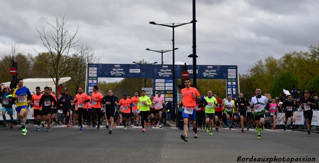 Pour améliorer le confort des coureurs, les organisateurs ont imposé 4 départs échelonnés dans le temps.