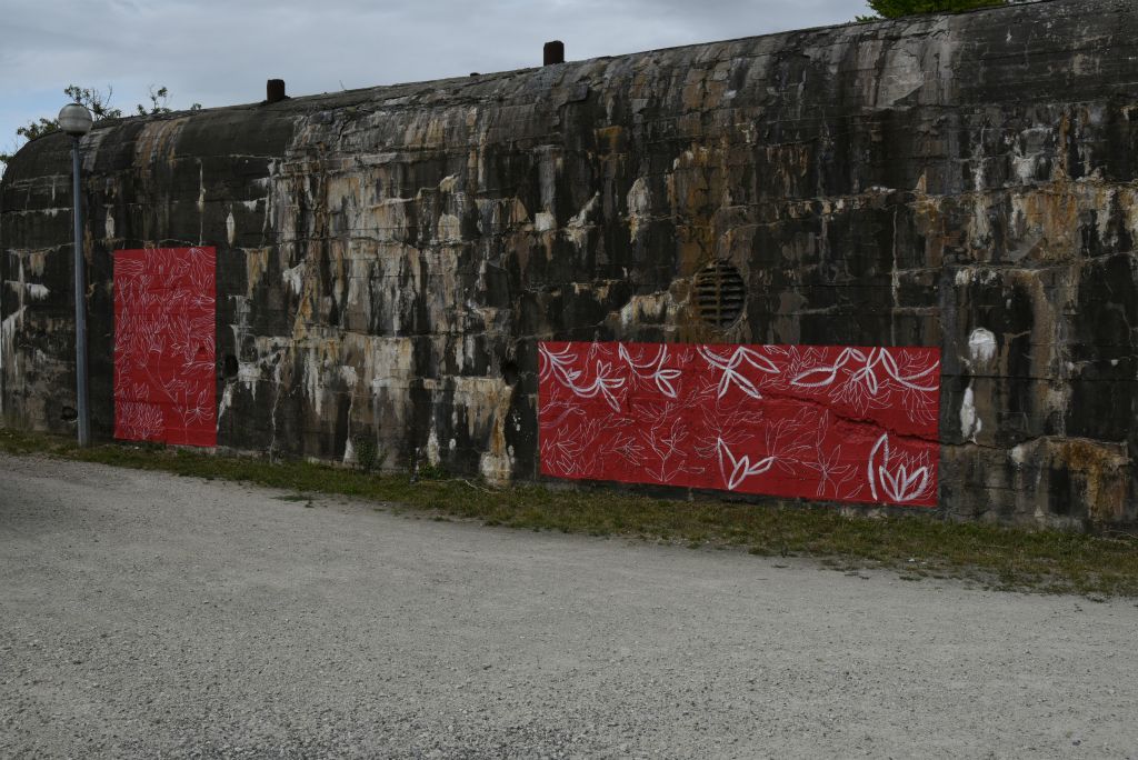 L'artiste Delphine Delas a passé quelques semaines à Bacalan au cœur de la cité-jardin de Claveau.