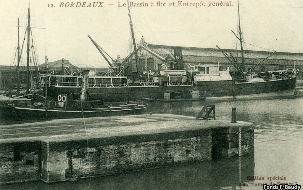 L'entrepôt général de marchandises.