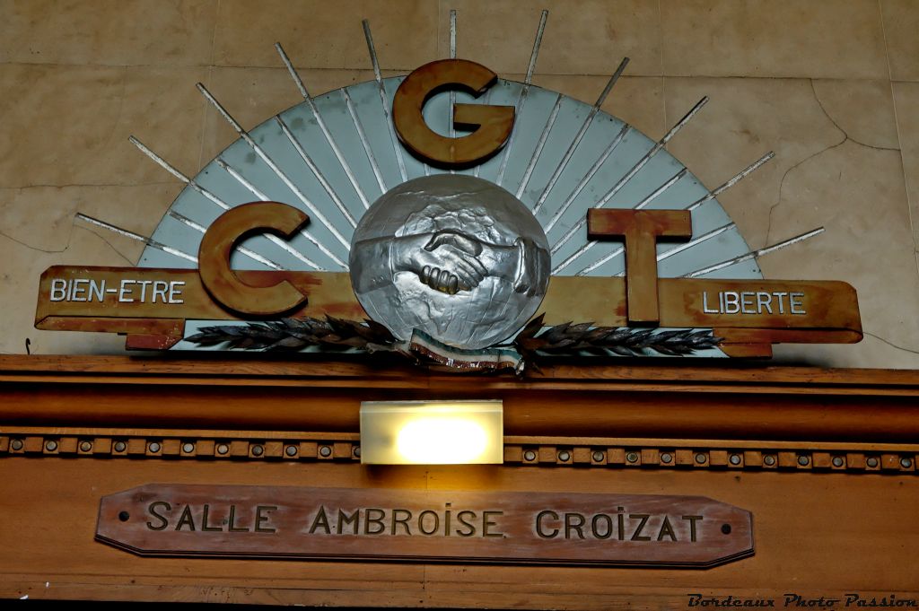 En hommage à l'homme politique et à l'ancien secrétaire de la CGT Ambroise Croizat.