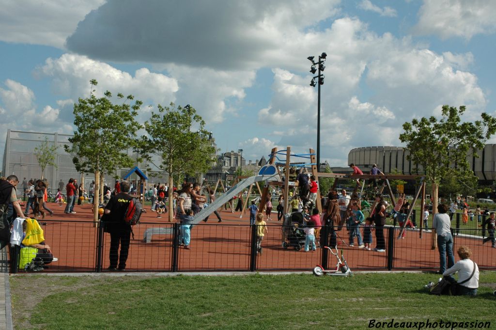 Certainement le plus prisé de tous les espaces celui des jeux pour enfants.