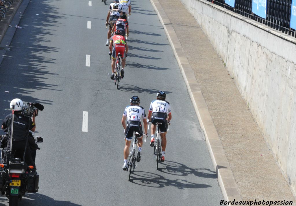 Certains se trainent en queue de peloton.