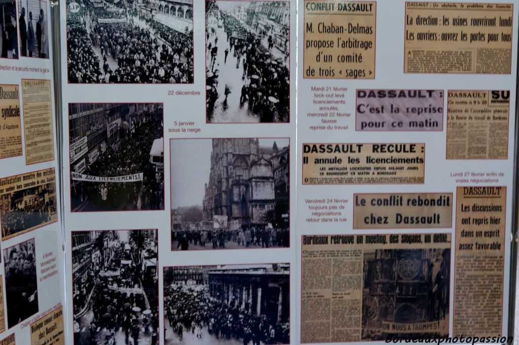 C'est à l'occasion des journées du patrimoine que la bourse du travail organise des visites commentées avec souvent une exposition. (expo 2007)