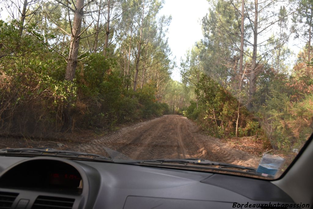 Pas de route bitumée pour aujourd'hui.