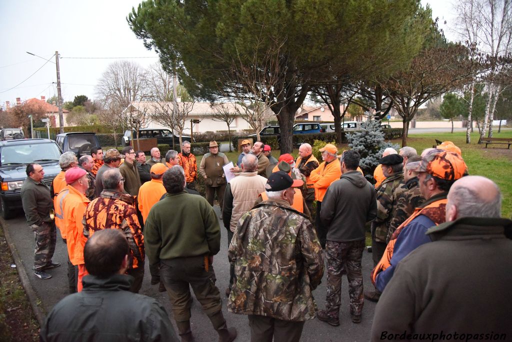 Ce matin, une quarantaine de chasseurs seront présents.