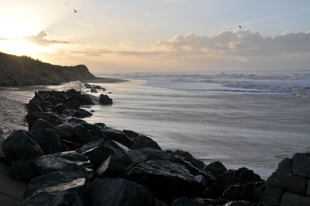 Quelques années aupravant, ces rochers étaient recouverts de sable.