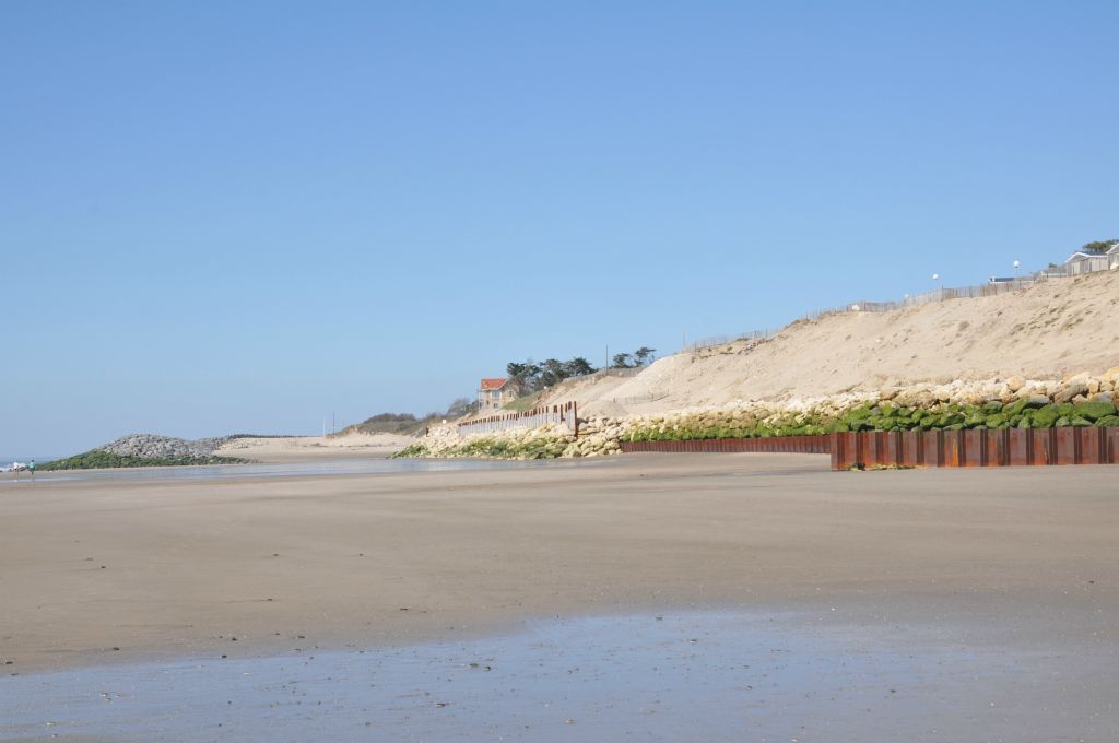 Arrivée sur la plage de l'Amélie...