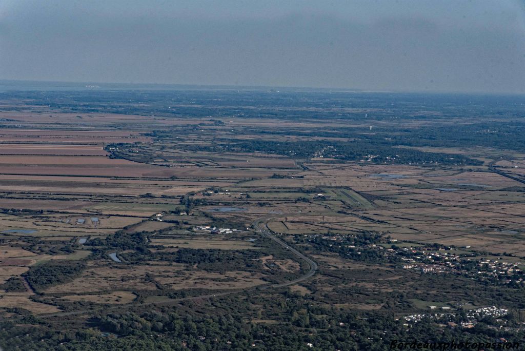 Avant d'arriver au Verdon ou à Soulac, vous devez traverser d'immenses marais où paissent souvent des chevaux. Cette zone est parfois appelée la Petite Camargue.