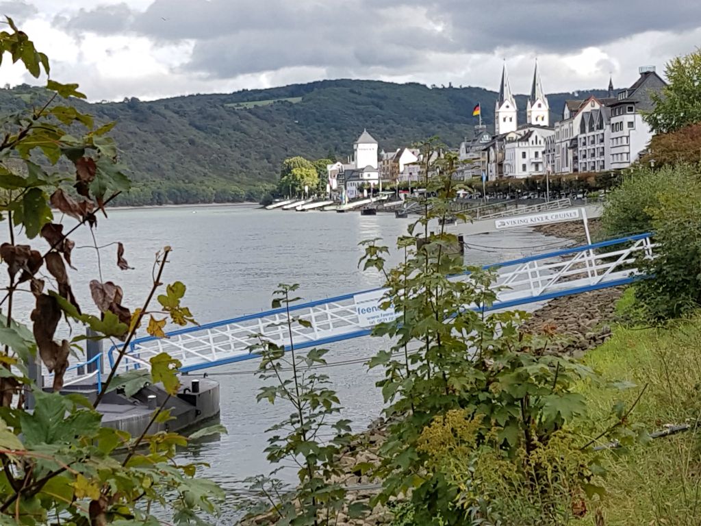 Cap sur  la vallée du Haut-Rhin moyen, Boppard est à 22 km de Coblence.