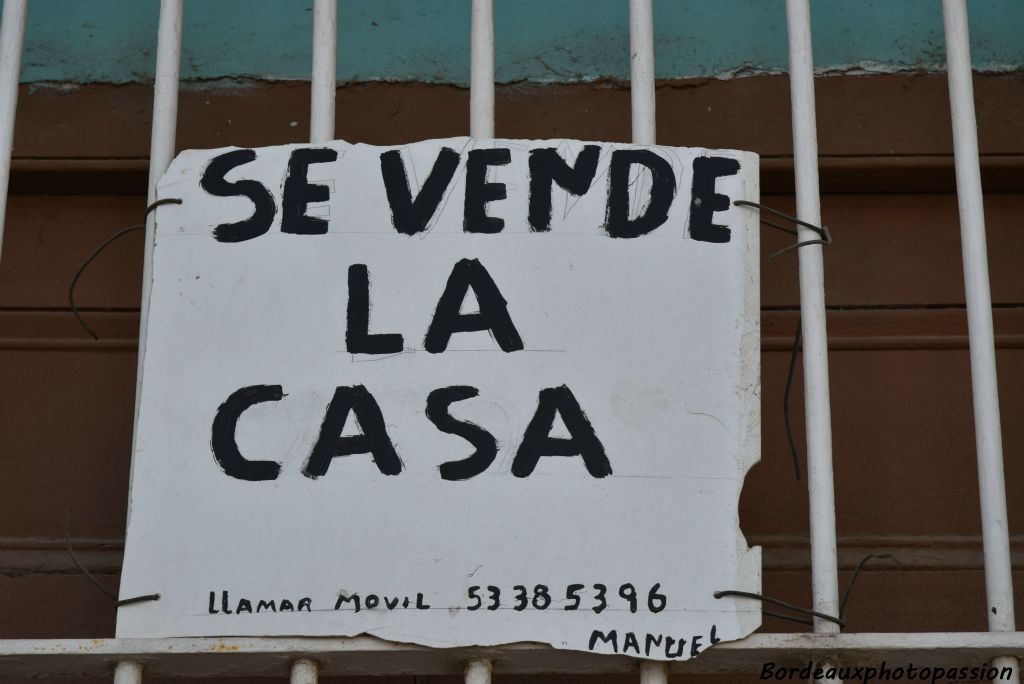 Effort récent du pouvoir. Les Cubains peuvent être propriétaires de leur maison et même la vendre.