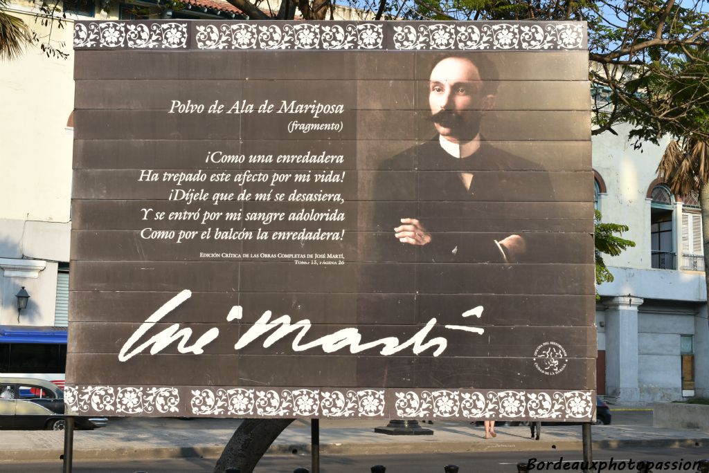 José Marti est considéré comme le père de la nation à Cuba.