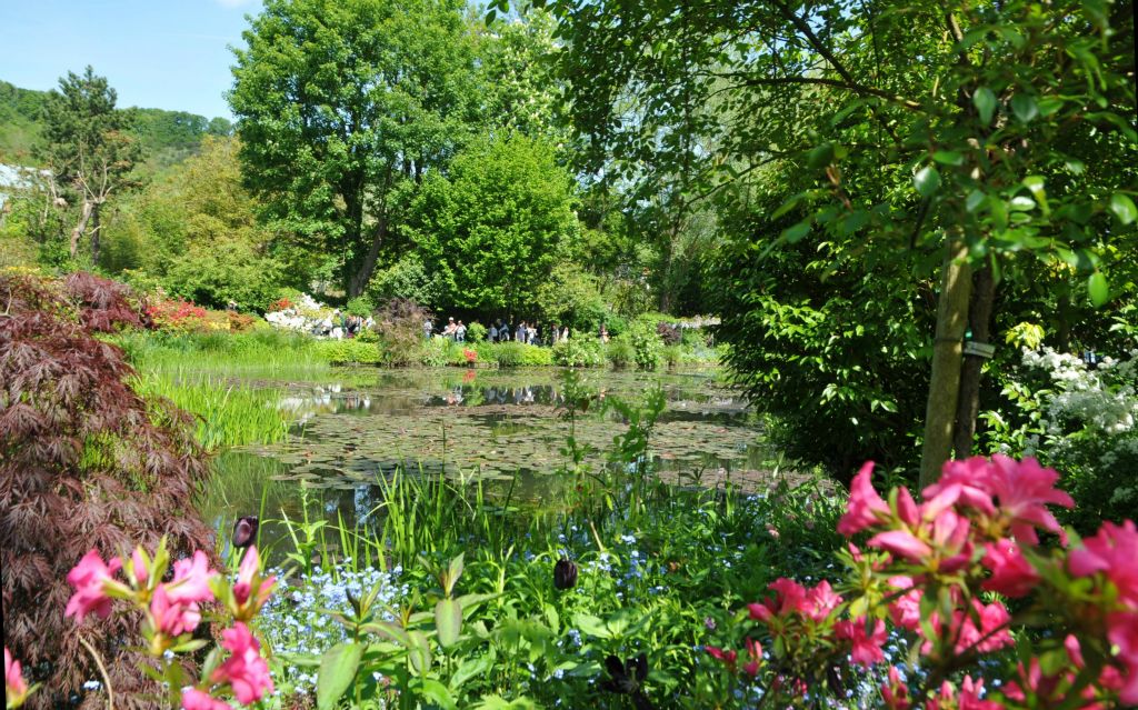 Le très célèbre "étang aux nymphéas"  a inspiré Monet dans de nombreuses toiles.