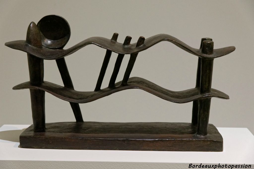 Femme couchée qui rêve, 1929, bronze