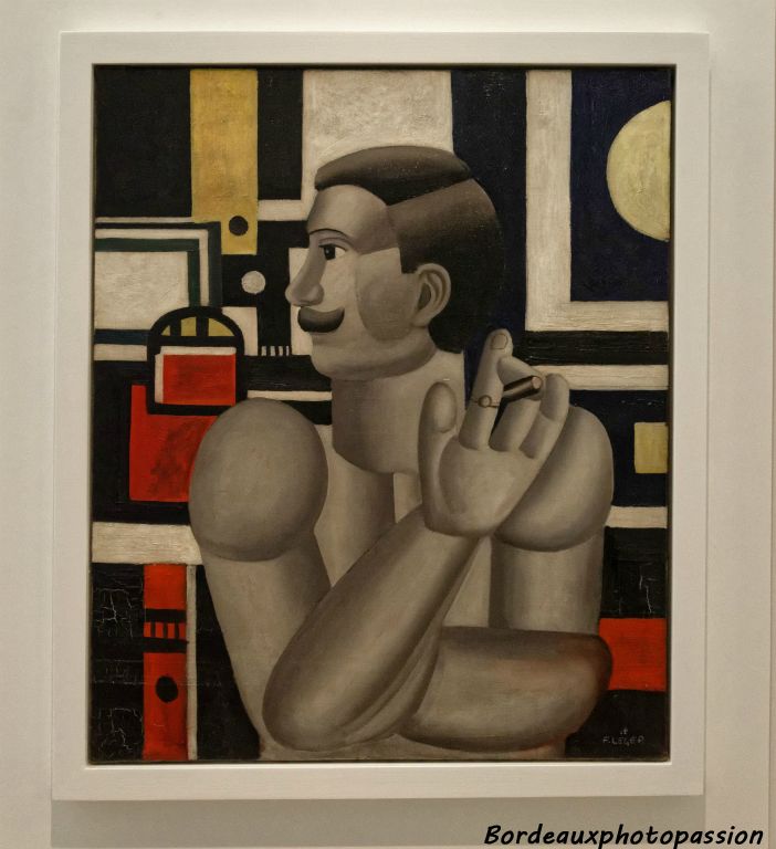 Fernand Léger, Le mécanicien, 1918, huile sur toile