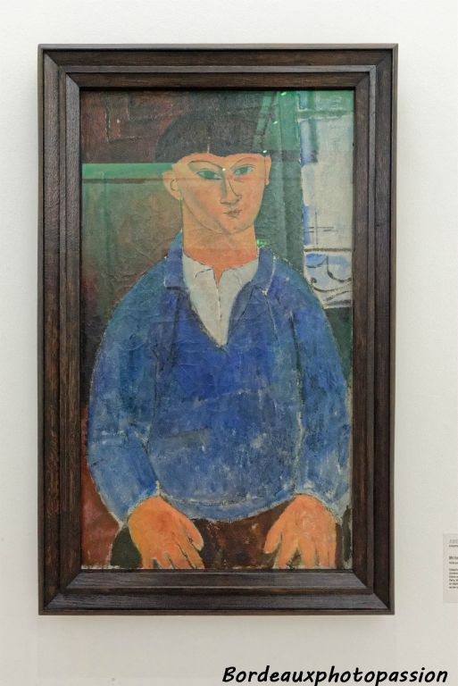 Amedeo Modigliani,  Moïse Kisling, 1916, huile sur toile