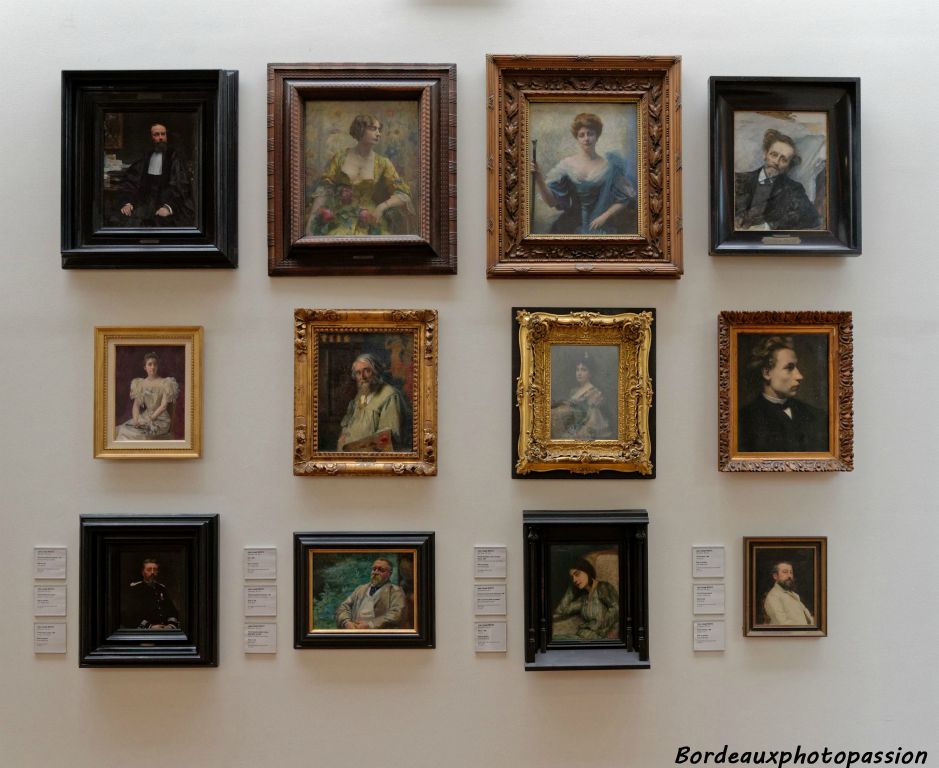 Tableaux du peintre roubaisien Jean-Joseph Weerts. Auteur de sept cents œuvres : portraits, peinture d'histoire ou d'inspiration religieuse