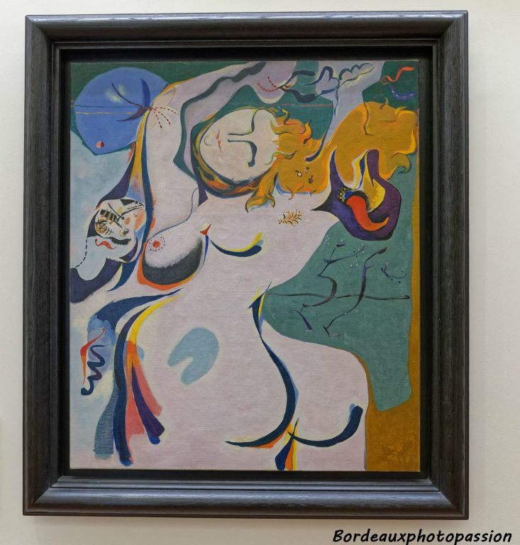 André Masson Femme attaquée par les oiseaux, 1943 