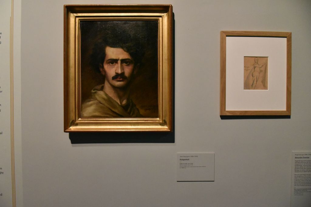 Jean Despujols (1886-1965) Autoportrait Peintre né en Gironde, il se fait connaître par plusieurs chantiers décoratifs en France avant de se fixer aux États-Unis en 1941 où il poursuivra une carrière de portraitiste.