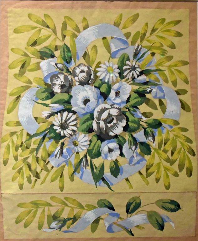 Luis Süe (1875-1968) Études pour les tapisseries de siège du mobilier du salon de conversation des premières classes du paquebot Île-de-France.
