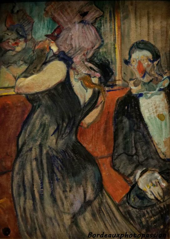 Repos pendant le bal masqué vers 1899