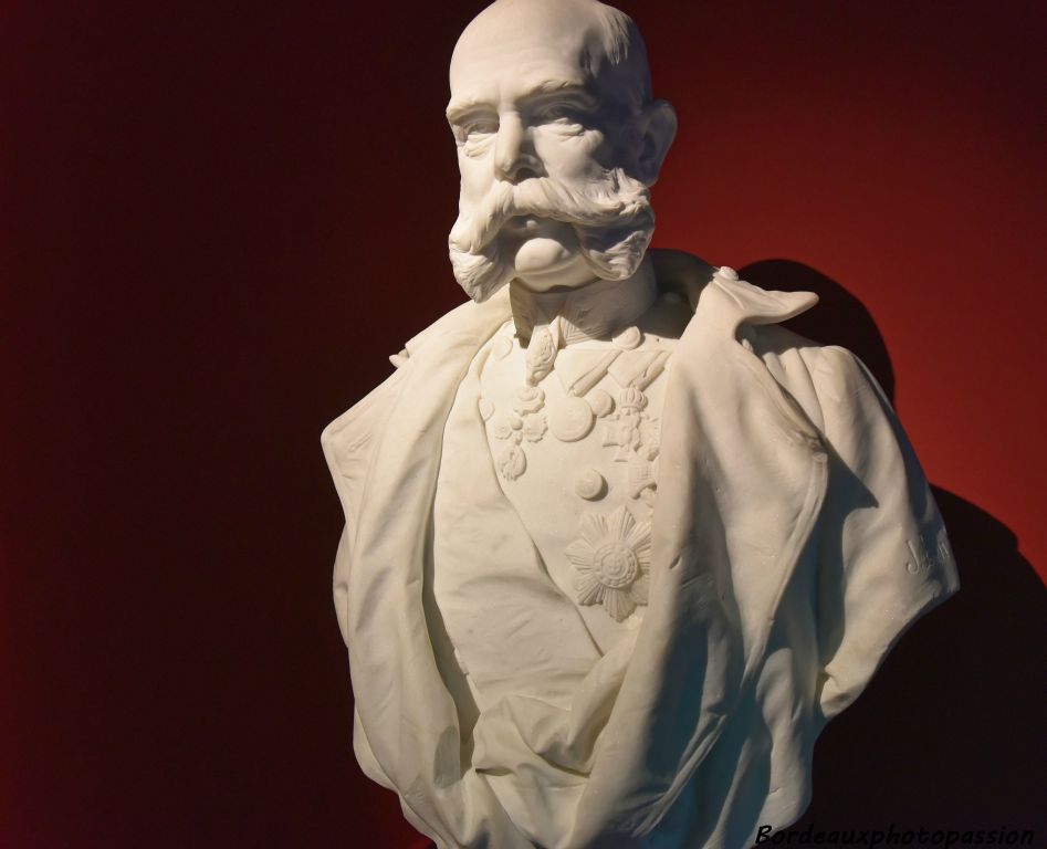 François-Joseph 1er, empereur d'Autriche s'abstient de manifester ouvertement son opposition à la modernité. Il inaugurera la 1ère exposition de la Sécession.