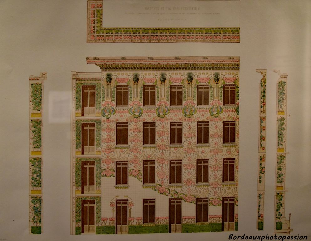 Immeuble de rapport dit Majolikahaus Vienne 1898