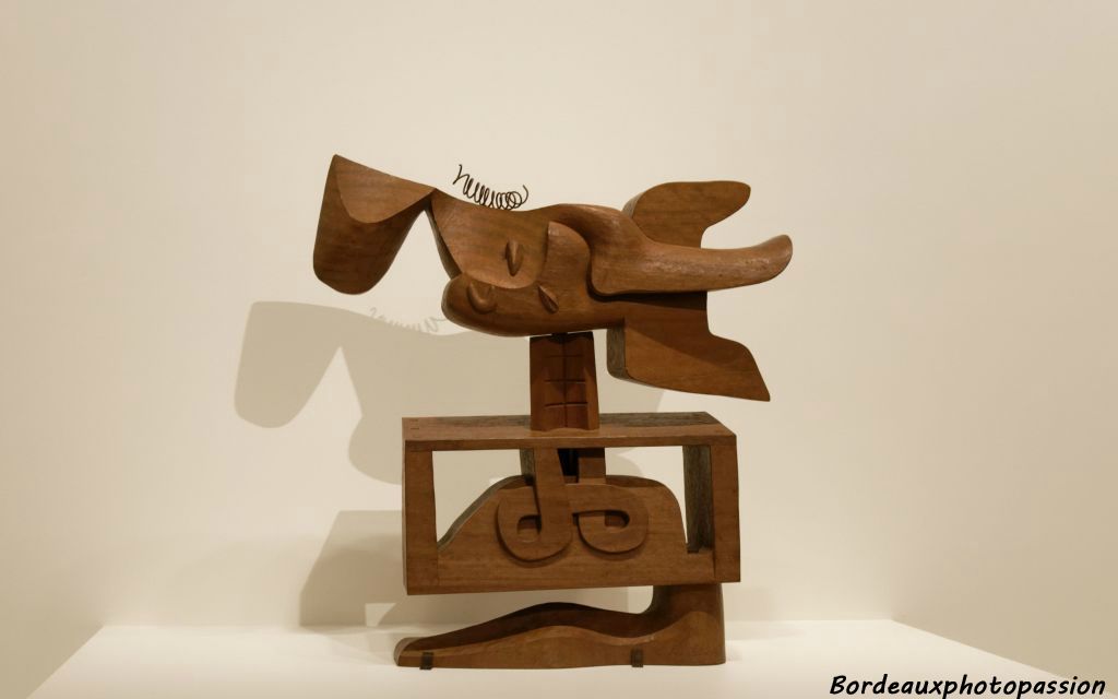 Le Corbusier La Mer 1964 bois naturel et métal 