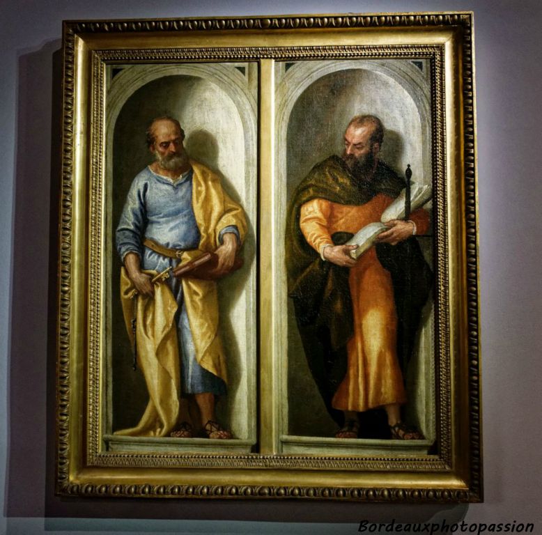 Paolo Cagliari, dit Véronèse, Saint Pierre ; Saint Paul vers 1585-1588,  huile sur toile