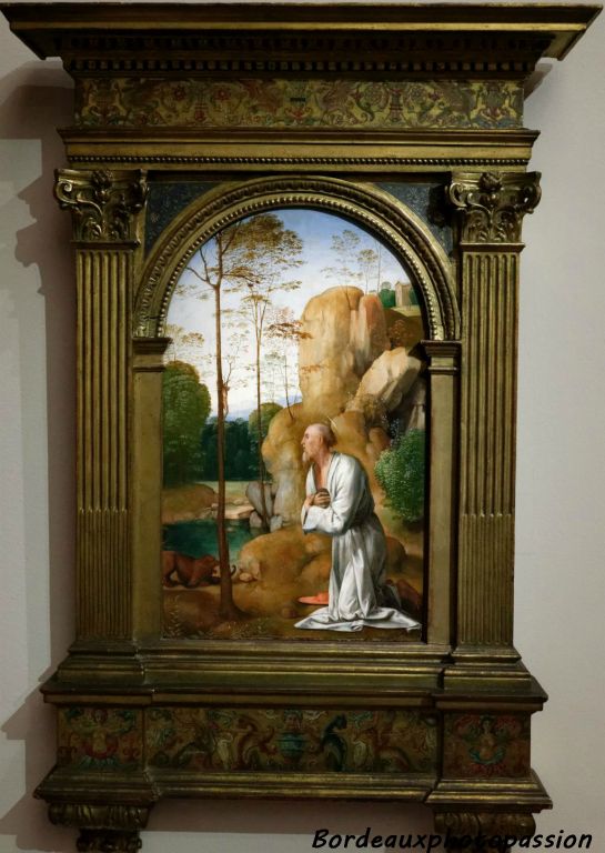 Saint Jérôme pénitent, de Baccio Della Porta, dit Fra Bartolomeo, vers 1495