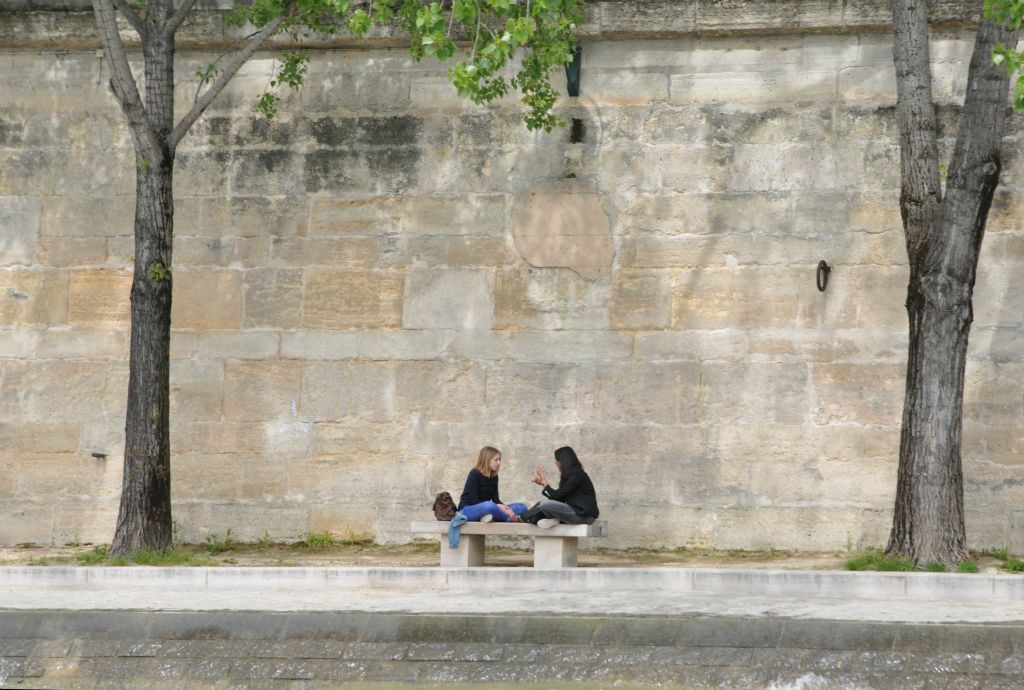 Tu vois ici on est tranquilles !