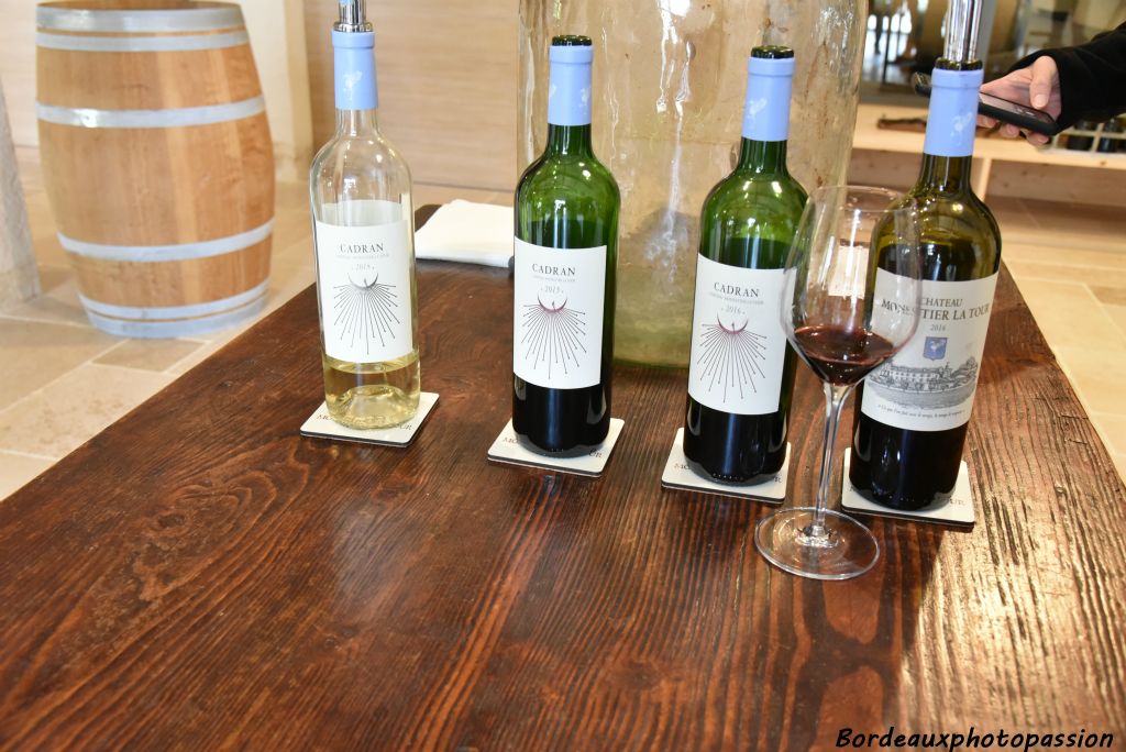 Côtes de Bergerac, Bergerac et Saussignac sont les AOC produites au château Monestier La Tour.